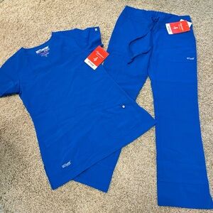 Grey's Anatomy Blue Scrub Set
